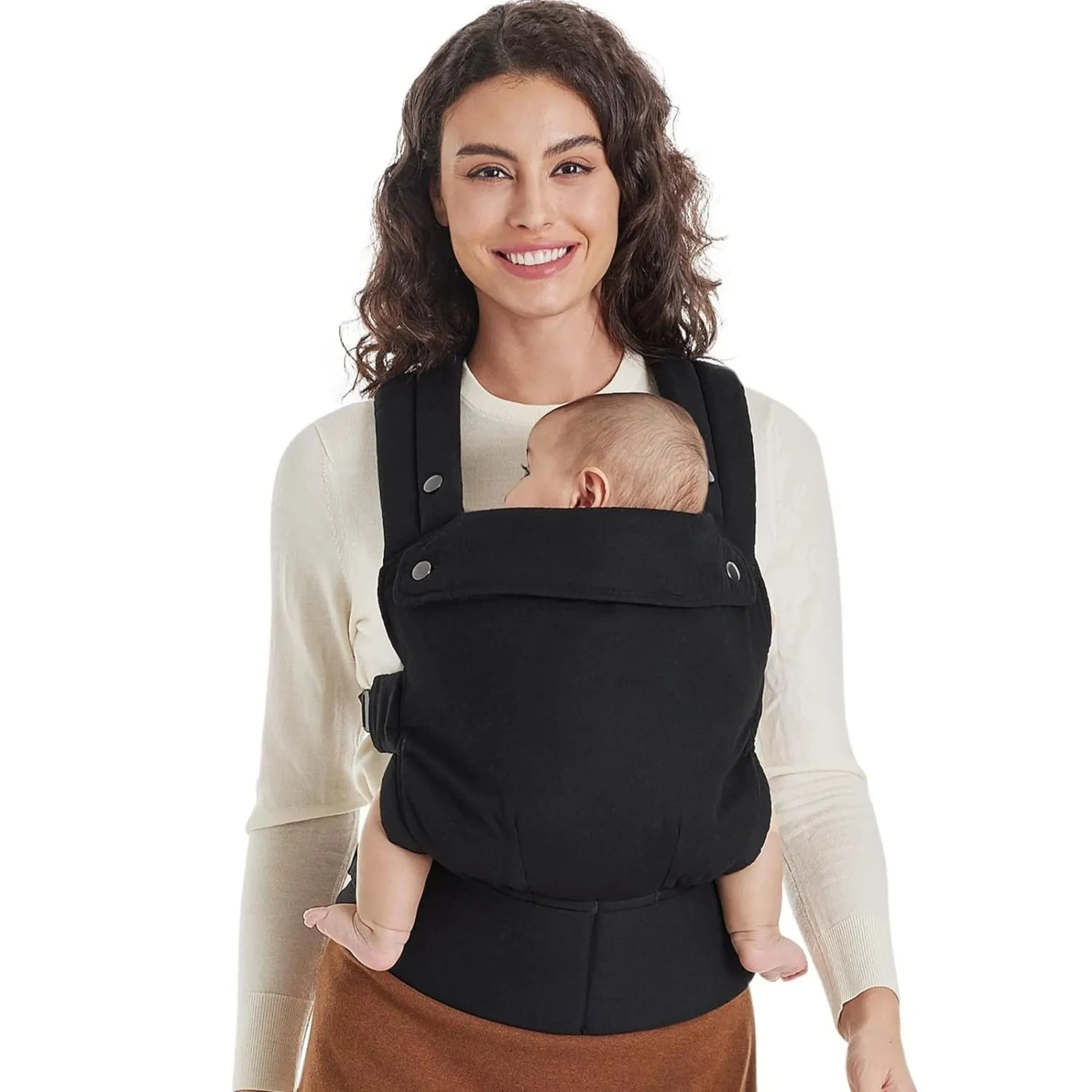 Porte-bébé nouveau-né – Confort ergonomique dès la naissance – Portage sécurisé et mains libres