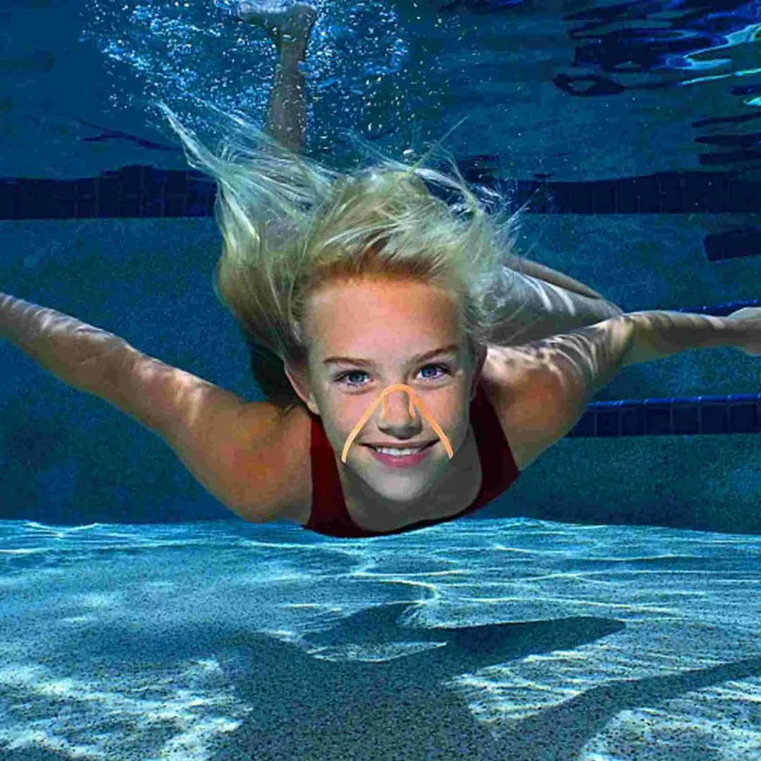 Pince nez piscine – Maintien parfait pour éviter l’eau dans le nez – Confort idéal pour nageurs et enfants – Image 5