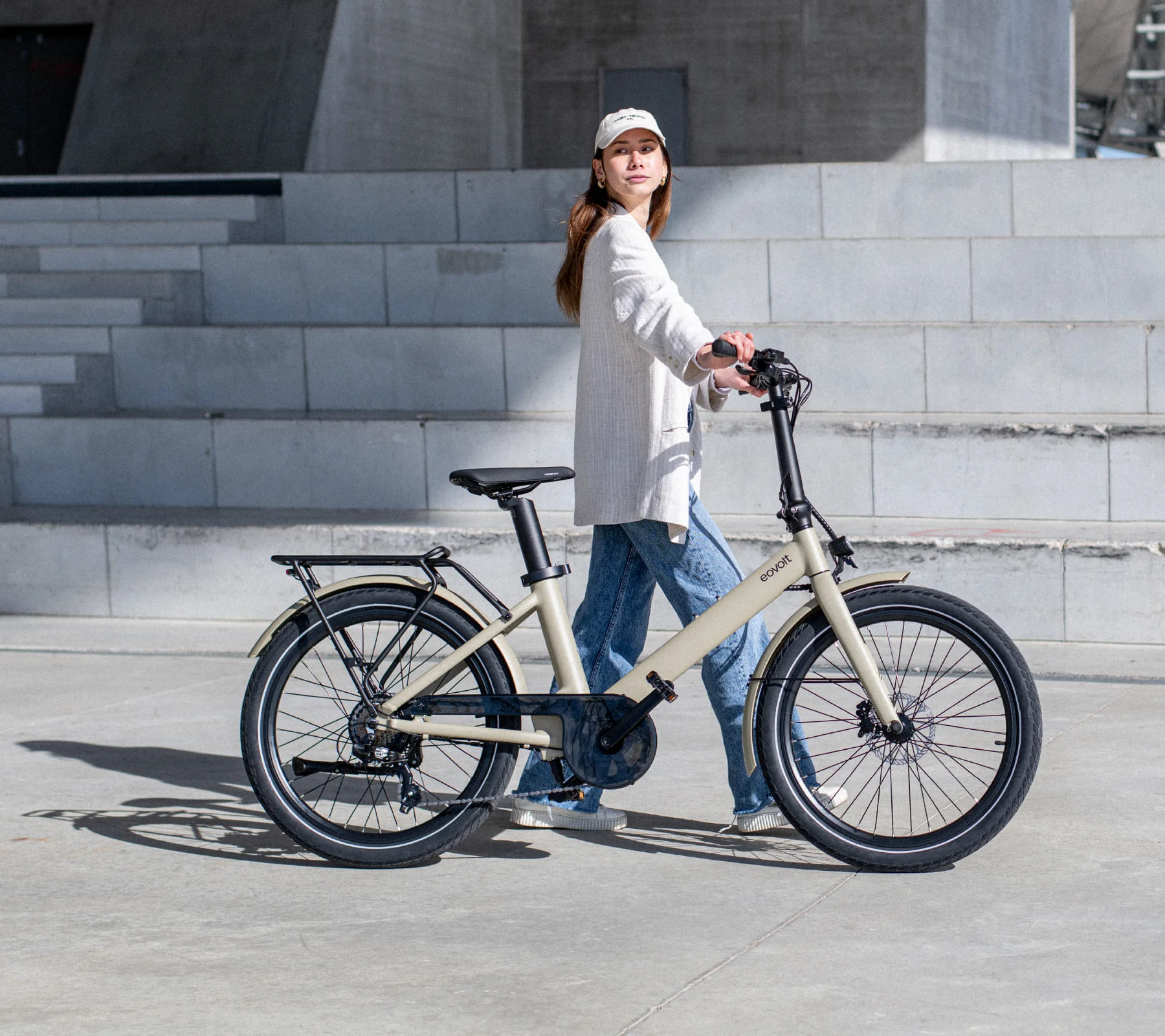 Vélo Semi Pliant Eovolt Evening 24 Pouces Noir Onyx – Image 6