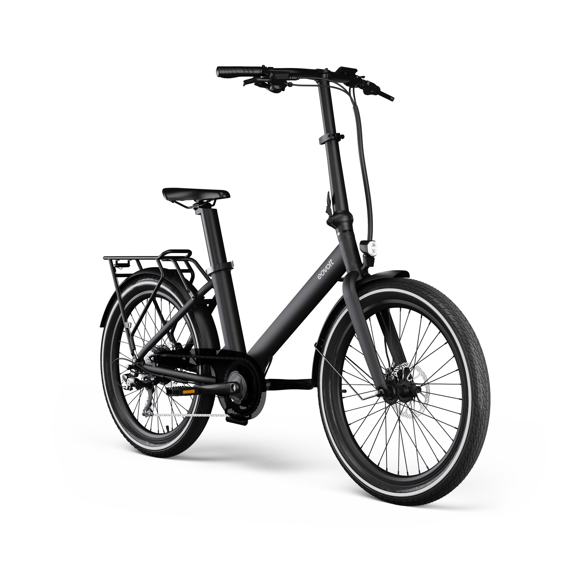 Vélo Semi Pliant Eovolt Evening 24 Pouces Noir Onyx – Image 2