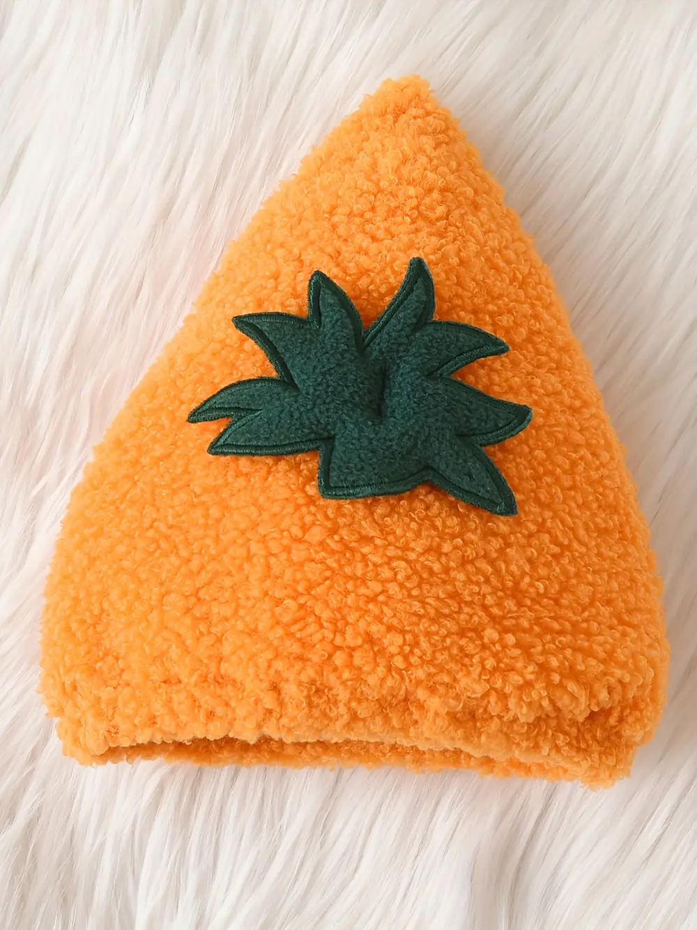 Déguisement bébé citrouille en peluche – ensemble 2 pièces avec chapeau amusant – Image 4