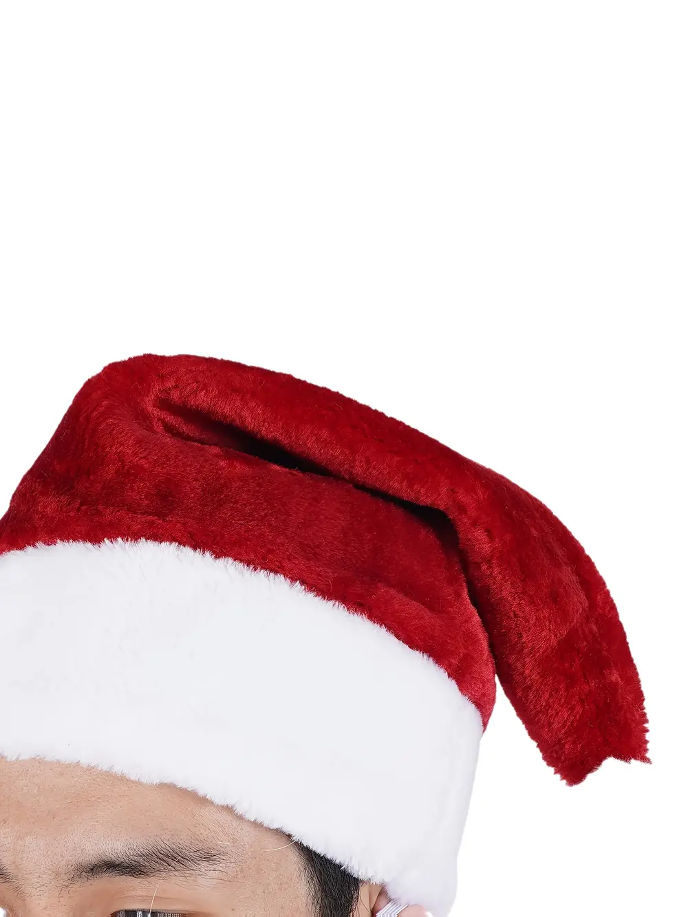 Déguisement Père Noël 4 pièces ultra-épais – Chapeau, haut, pantalon, ceinture – Image 6
