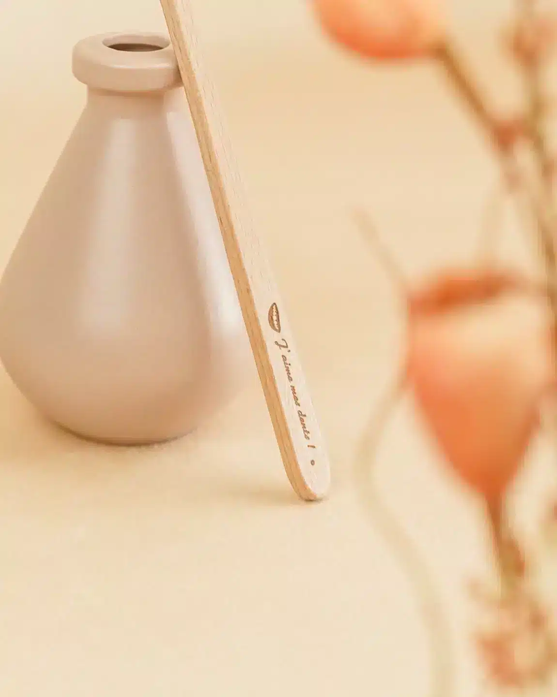 Brosse à dents en hêtre | Poils souples – J’aime mes dents – Image 8