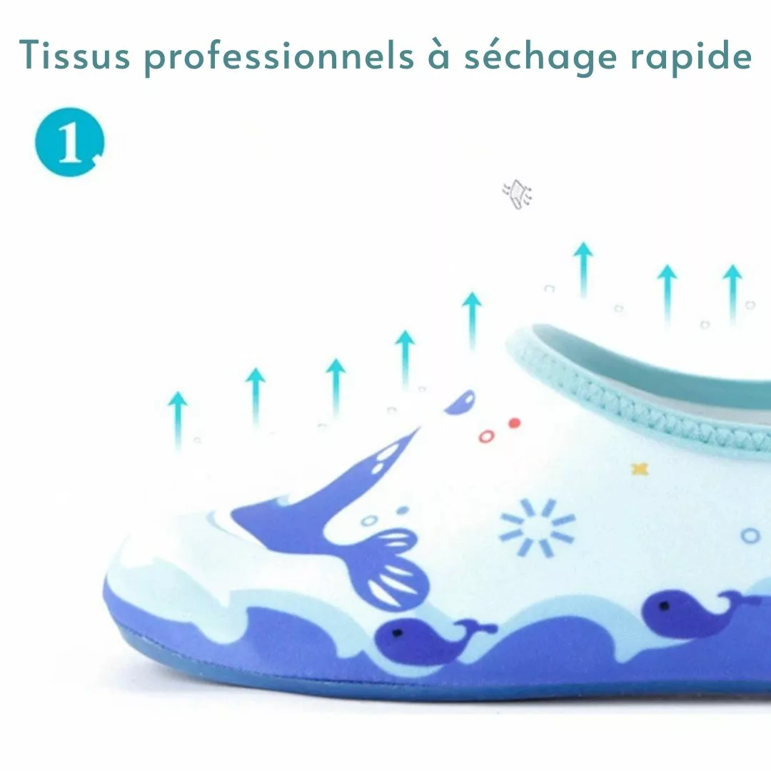 Chaussette piscine enfant – Antidérapante et confortable – Sécurité optimale pour jeux aquatiques – Image 2