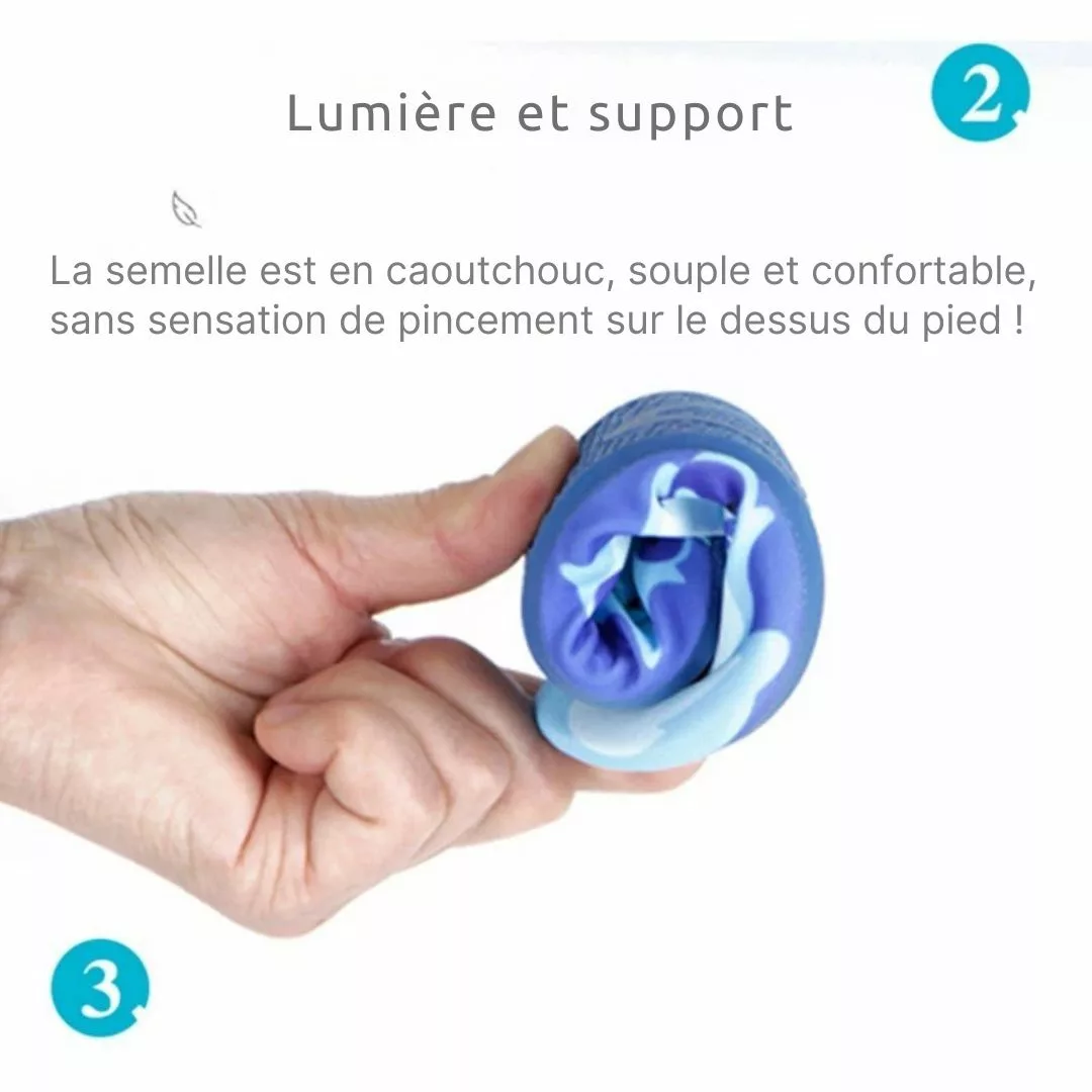 Chaussette piscine enfant – Antidérapante et confortable – Sécurité optimale pour jeux aquatiques – Image 3