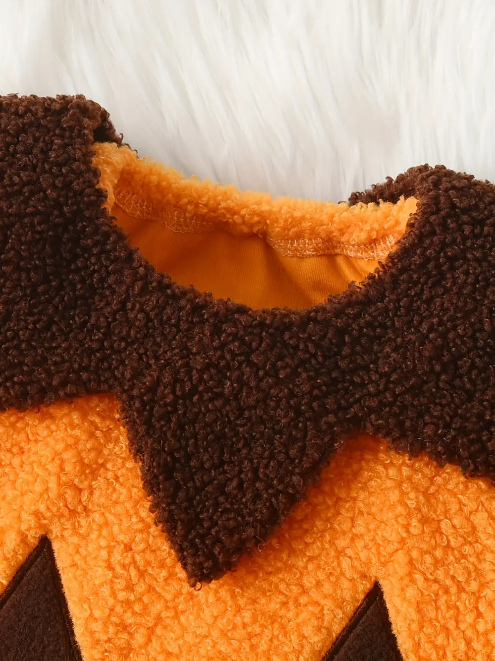 Déguisement bébé citrouille en peluche – ensemble 2 pièces avec chapeau amusant – Image 6