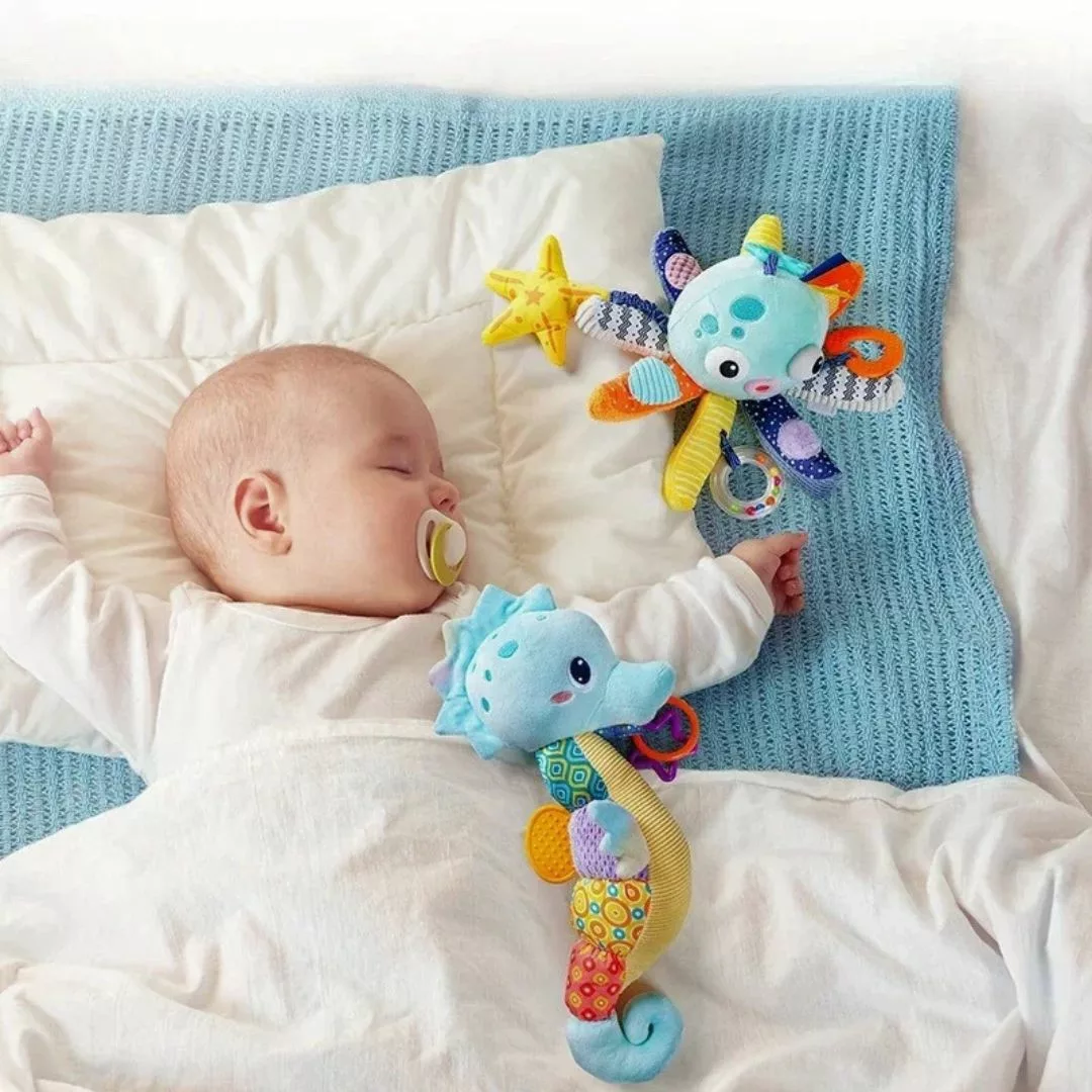 Peluche musicale bébé – Apaisante et douce pour l’endormissement – Cadeau idéal naissance