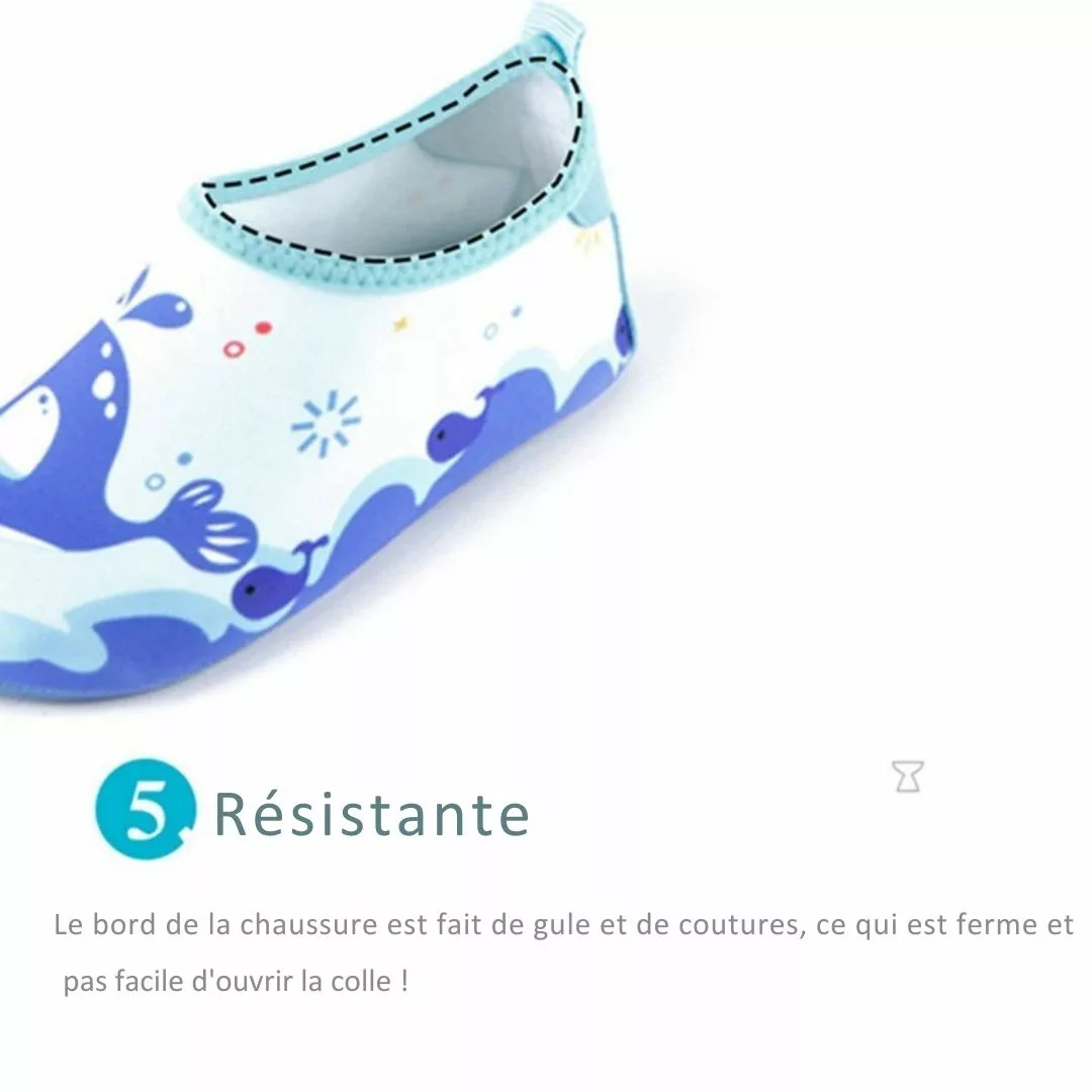 Chaussette piscine enfant – Antidérapante et confortable – Sécurité optimale pour jeux aquatiques – Image 5