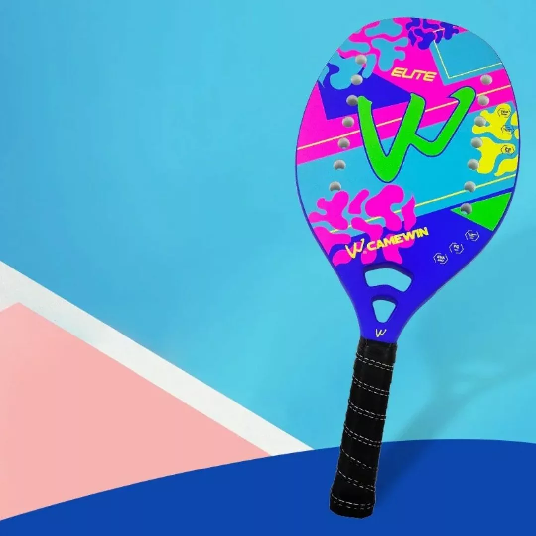 Raquette de plage – Design coloré et léger pour jeux d’été en famille ou entre amis – Idéale pour vacances et loisirs en plein air