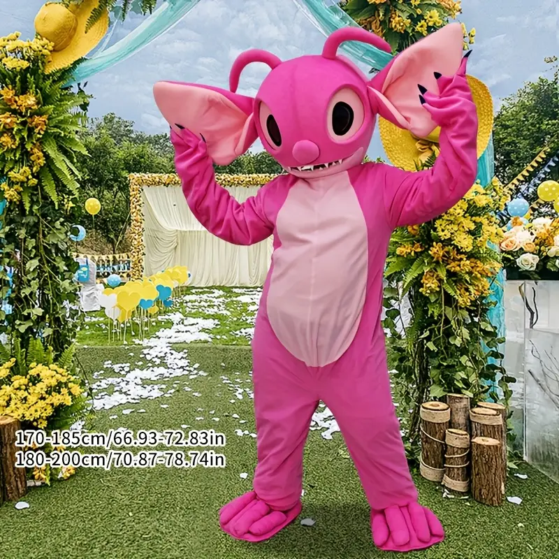 Costume mascotte Stitch Disney à capuche – peluche douce effet cocooning – Image 3