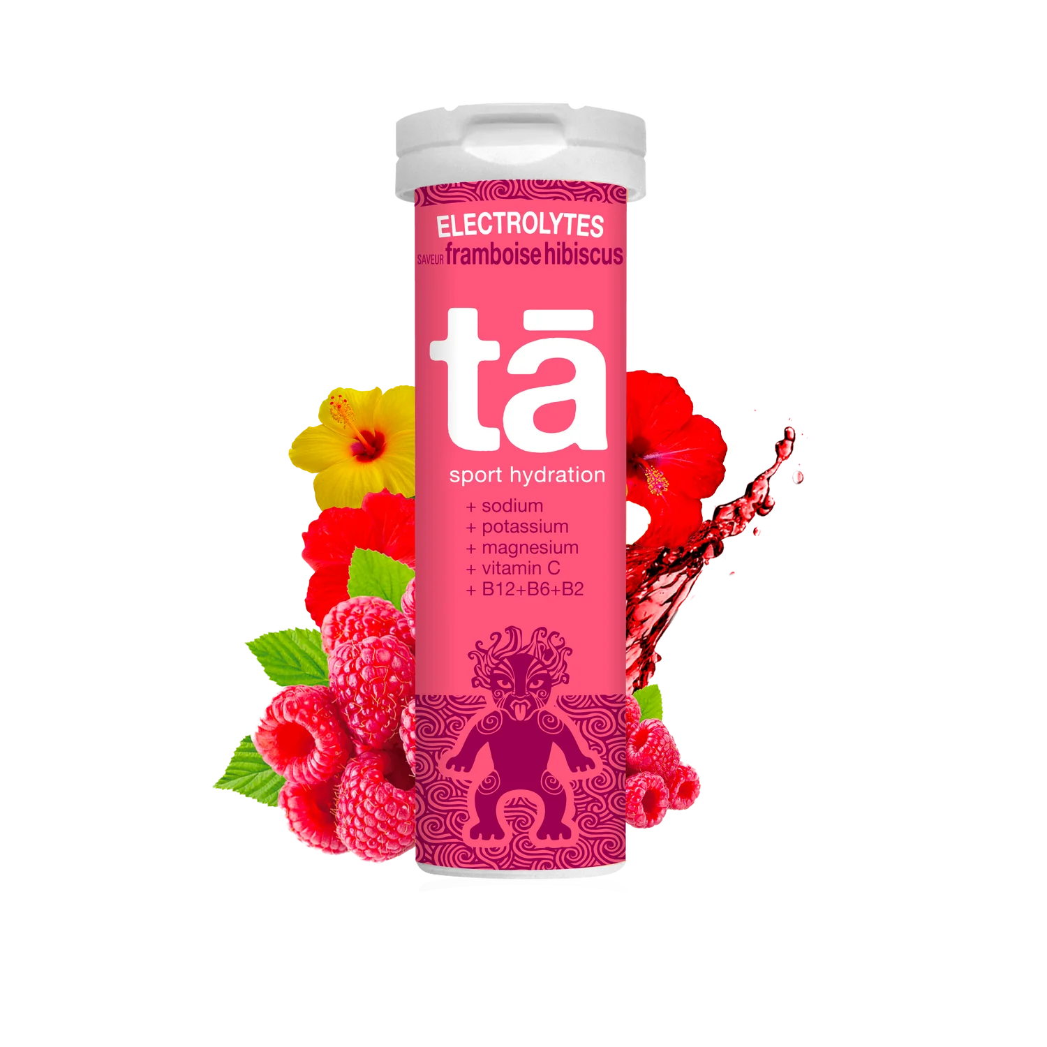 Tā électrolytes framboise hibiscus