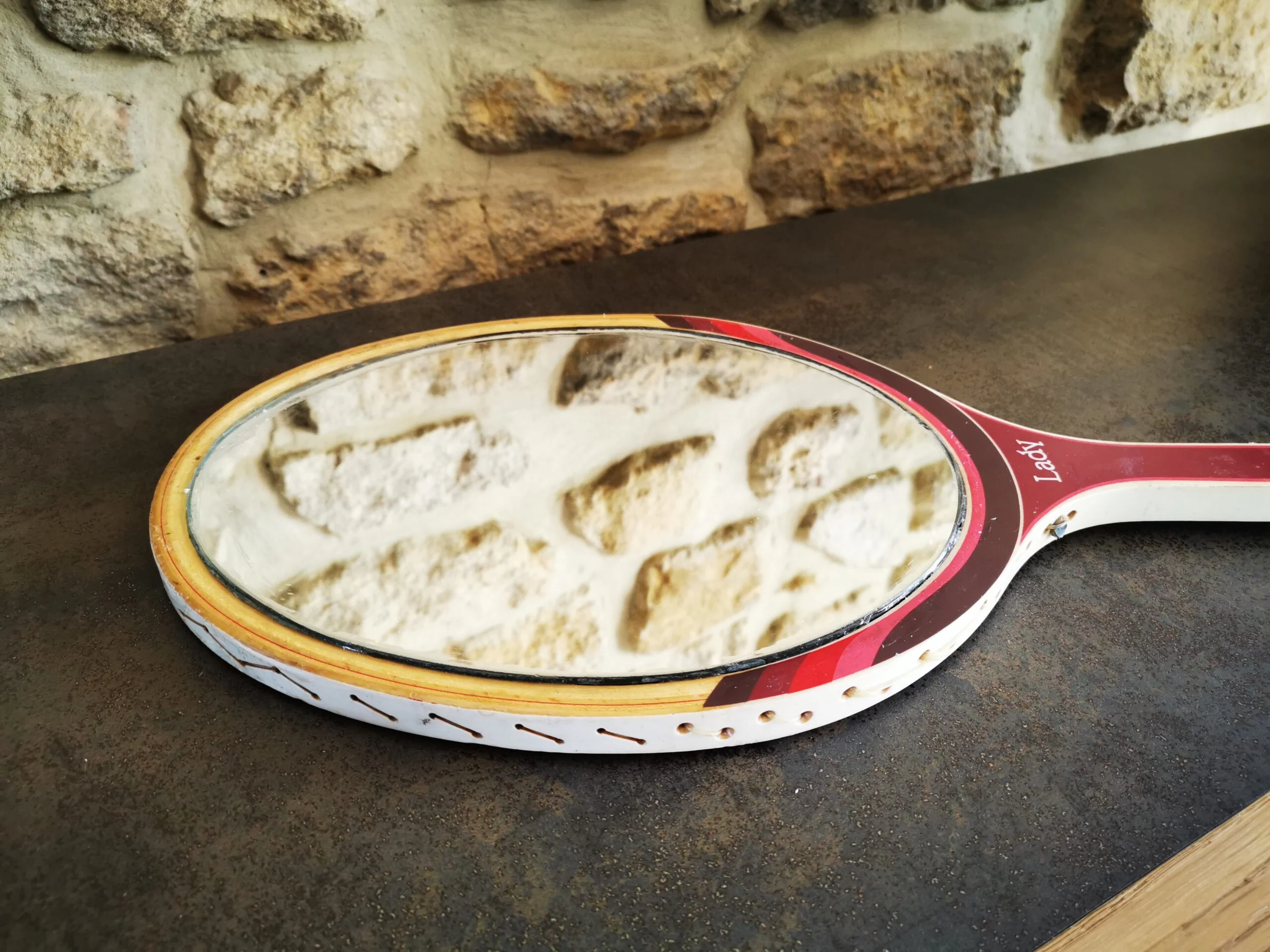 Miroir pour raquette de tennis vintage – Image 9