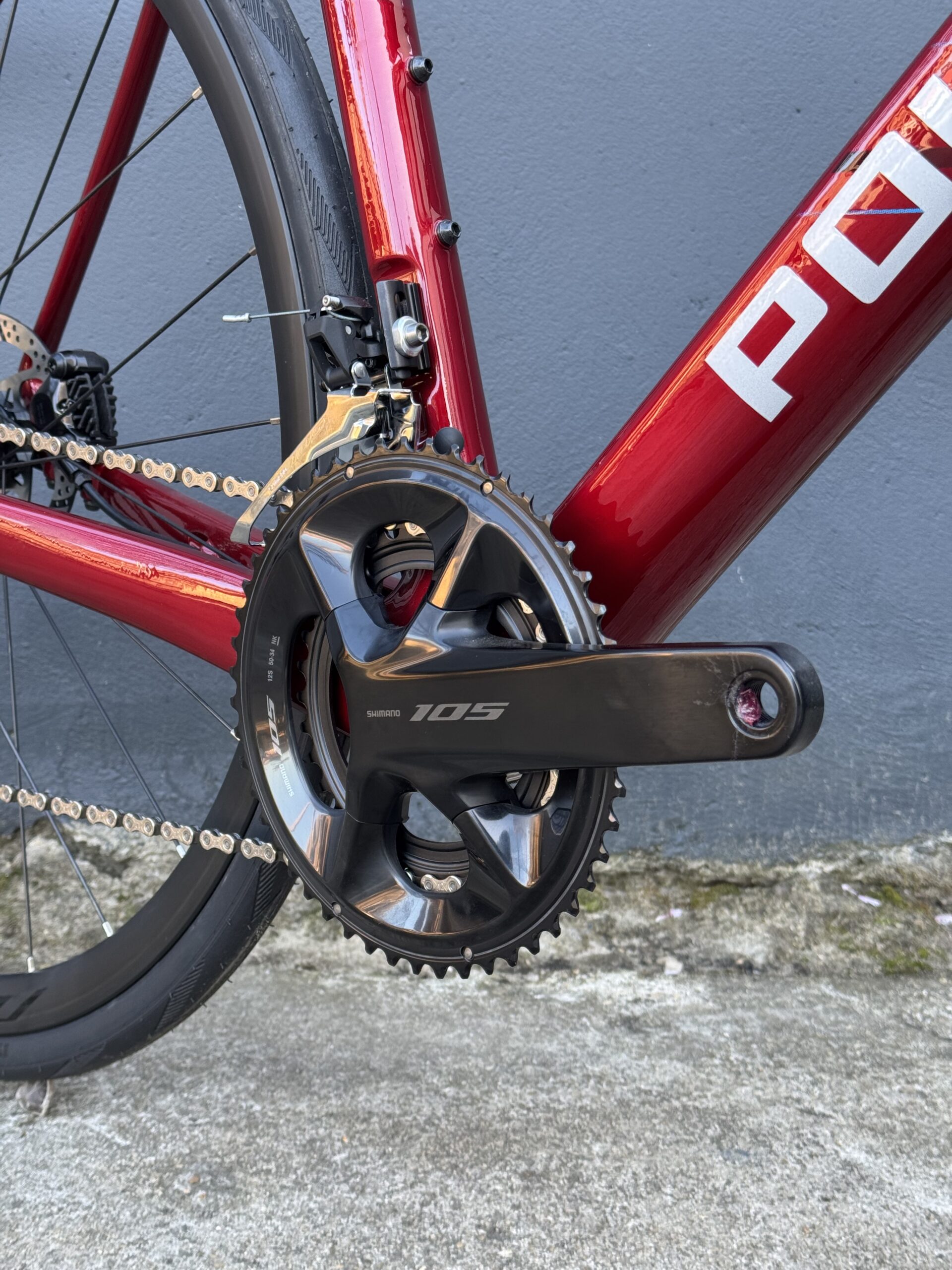 POLYGON Strattos S7D Carbon – Shimano 105 12v – Rouge – Image 7