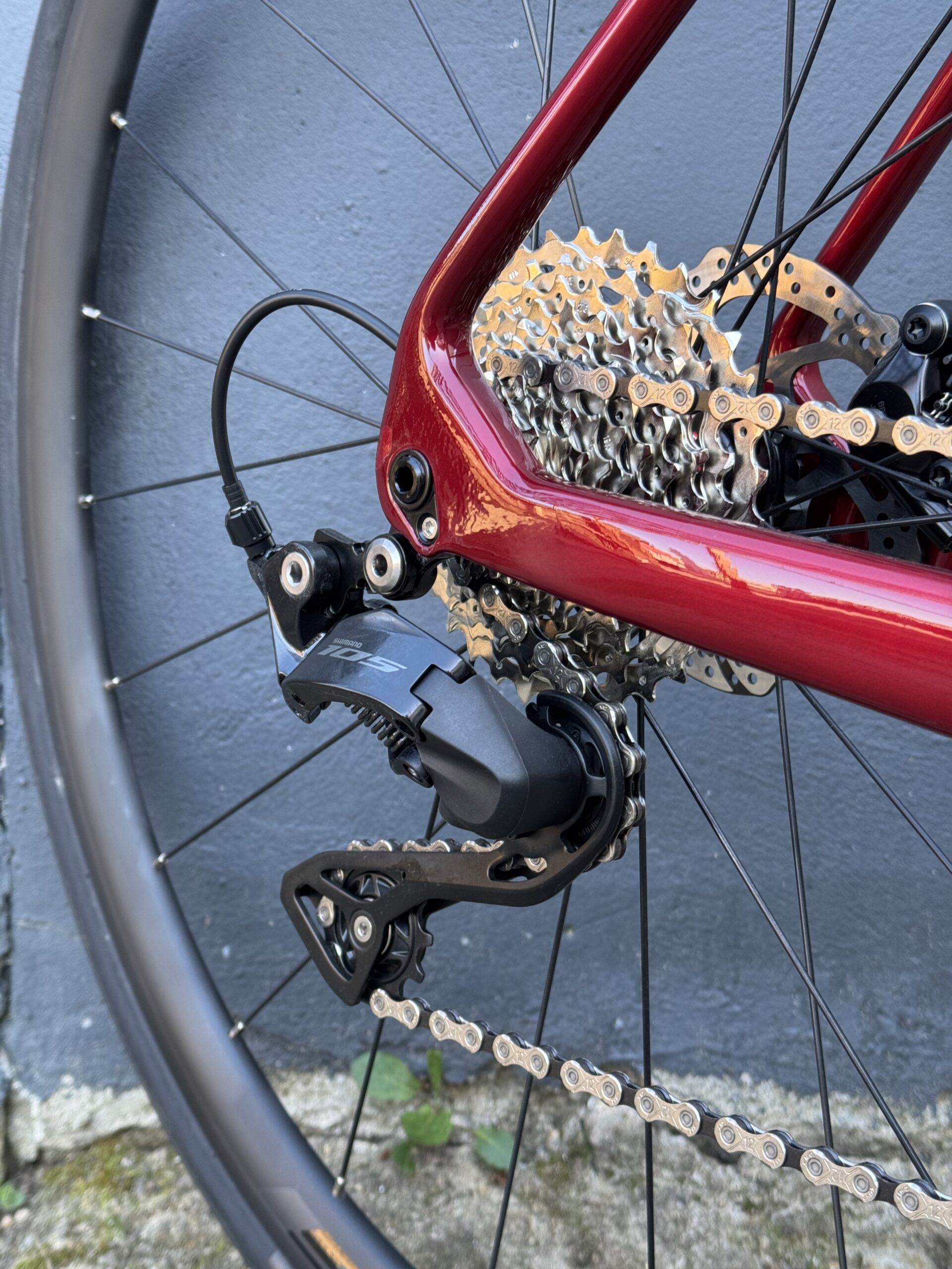 POLYGON Strattos S7D Carbon – Shimano 105 12v – Rouge – Image 8