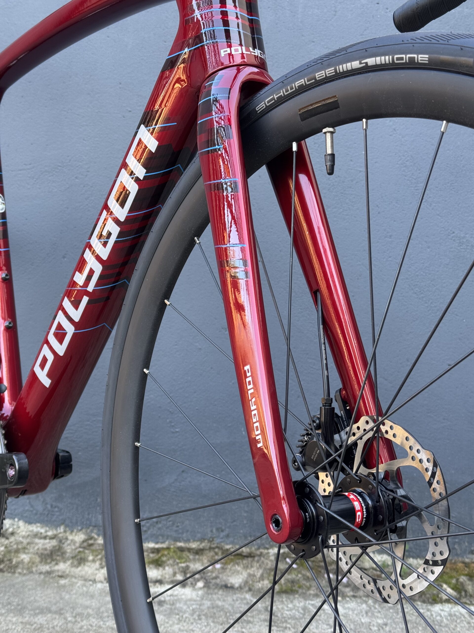 POLYGON Strattos S7D Carbon – Shimano 105 12v – Rouge – Image 3