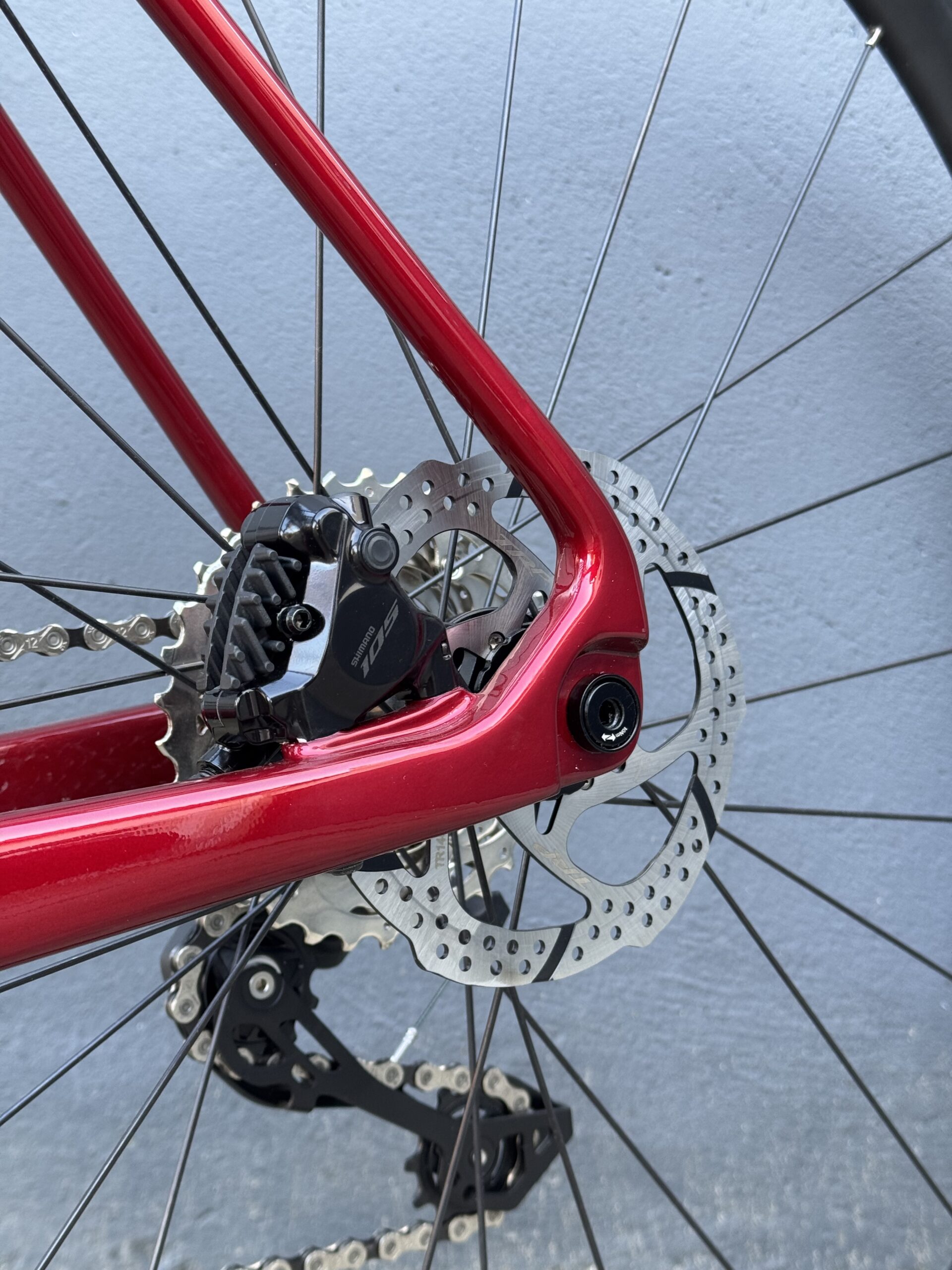 POLYGON Strattos S7D Carbon – Shimano 105 12v – Rouge – Image 2