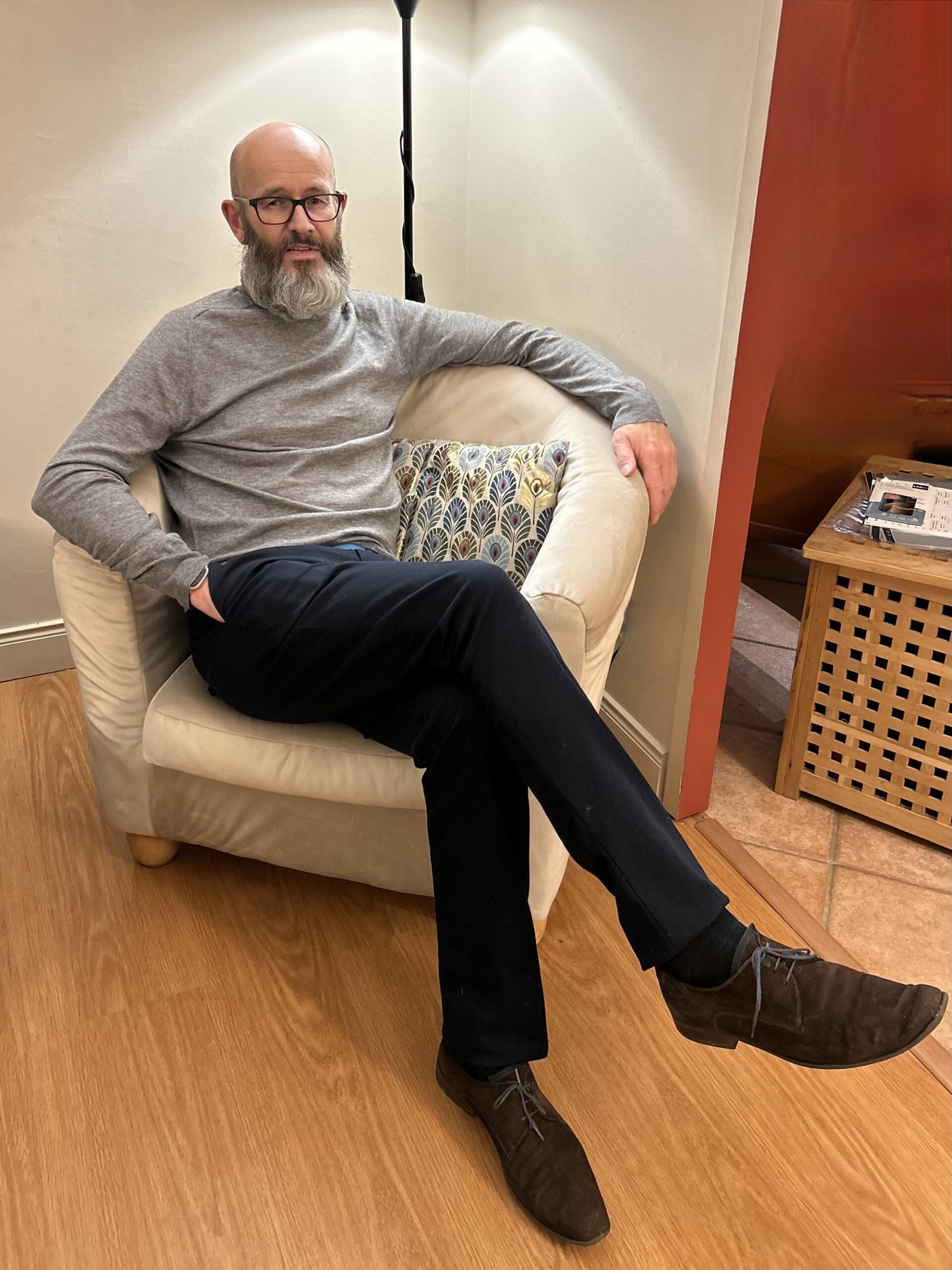 Pantalon chino LUCAS Marine – Au 21