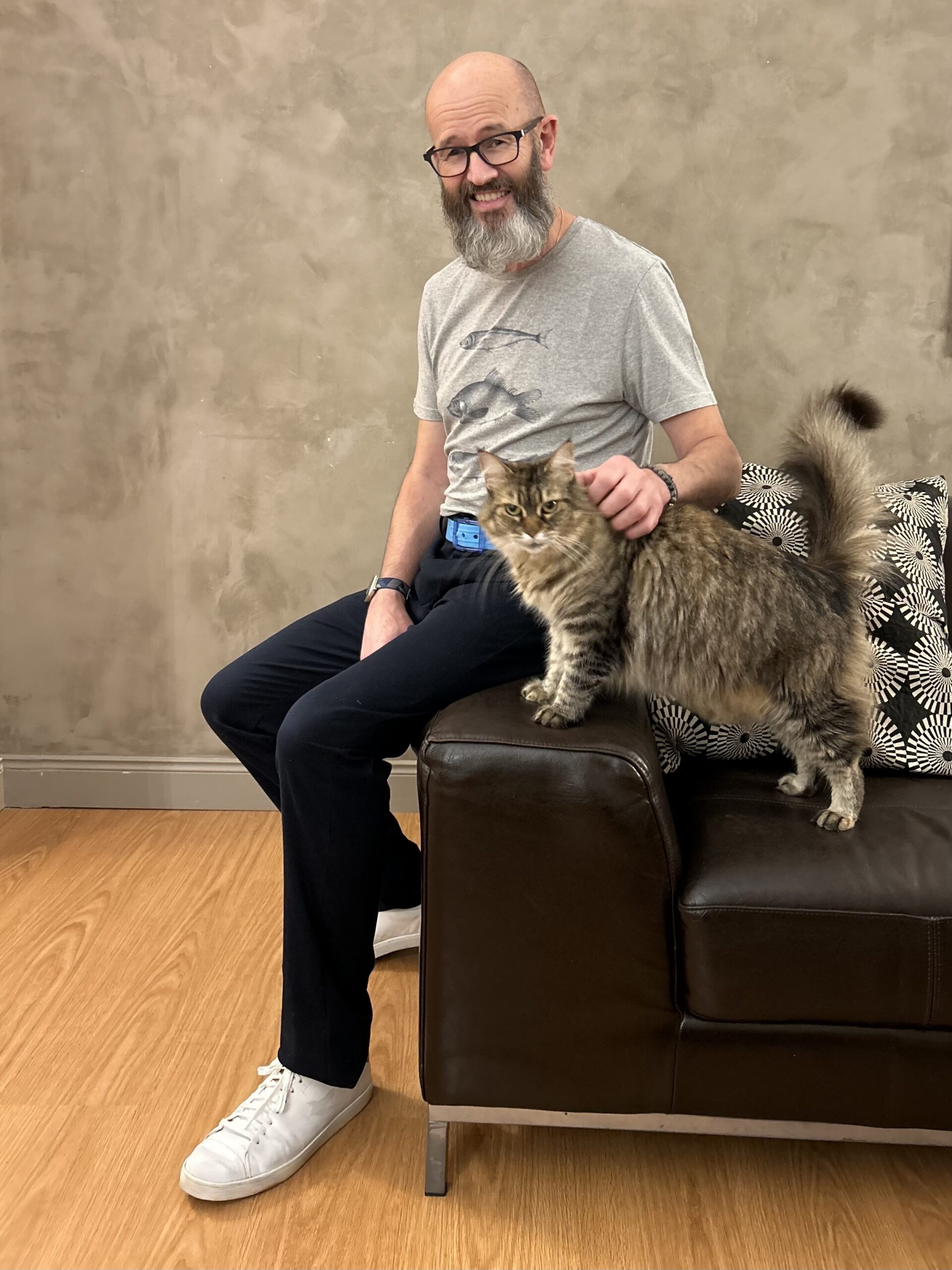 Pantalon chino LUCAS Marine – Au 21 – Image 2