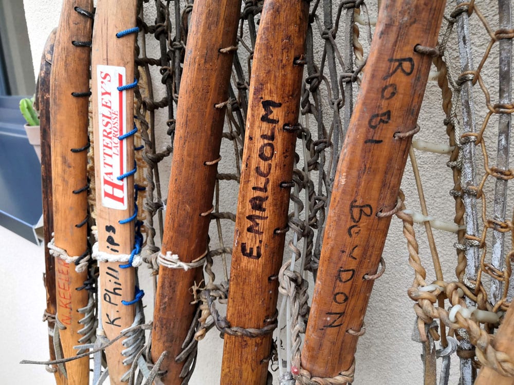 Ancienne crosse de Lacrosse vintage pour la décoration – Image 9