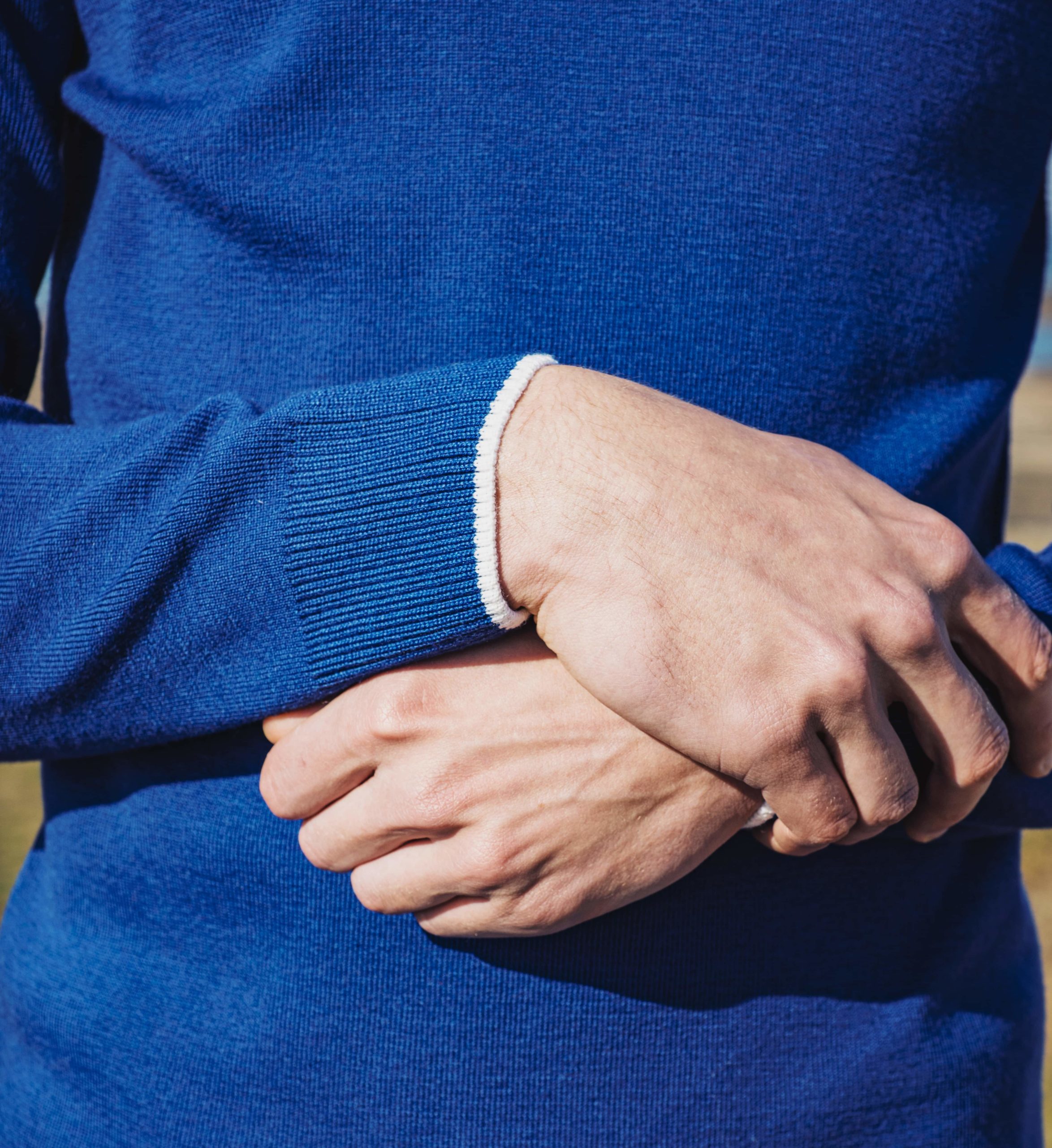 Pull Royal Mer col montant boutonné Marceau – Abysse – Image 4