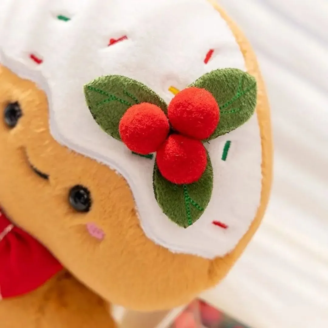 Peluche pain d’épice – Cadeau de Noël original et réconfortant pour enfants et bébés – Image 6