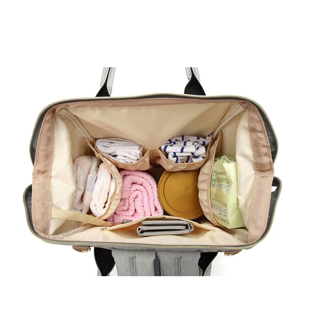 Sac à langer à dos (Bleu Lavande) – Image 3