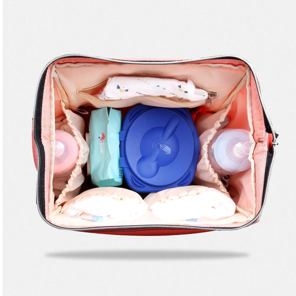 Sac à langer à dos (Vert d’eau) – Image 2