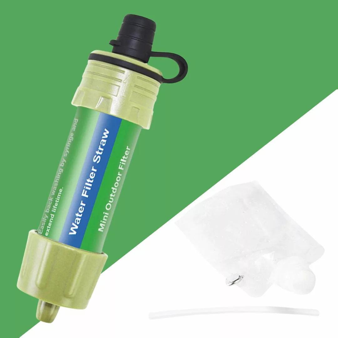Filtre à eau avec paille camping – Hydratation instantanée en pleine nature – Léger, compact et ultra-filtrant – Image 9