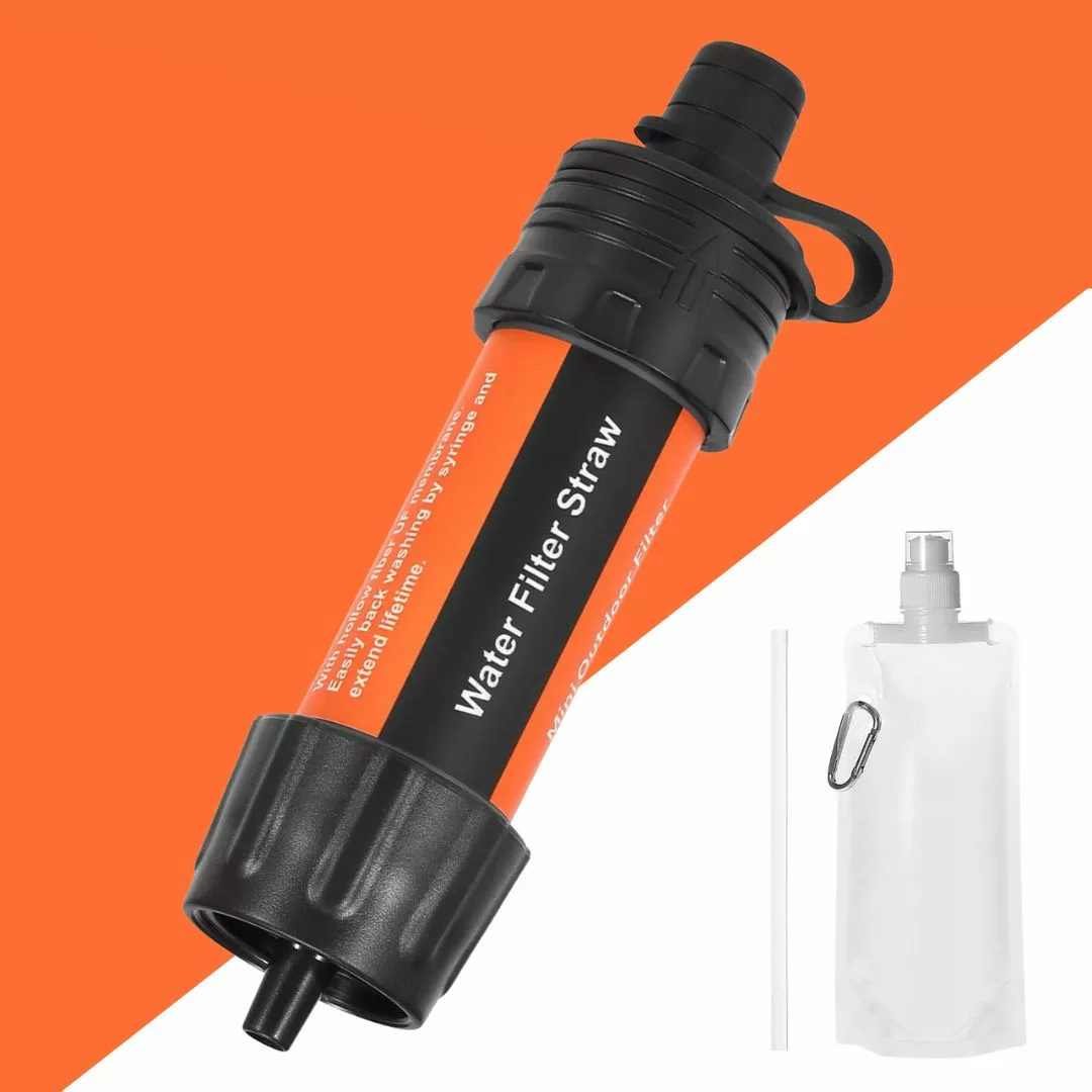 Filtre à eau avec paille camping – Hydratation instantanée en pleine nature – Léger, compact et ultra-filtrant – Image 8