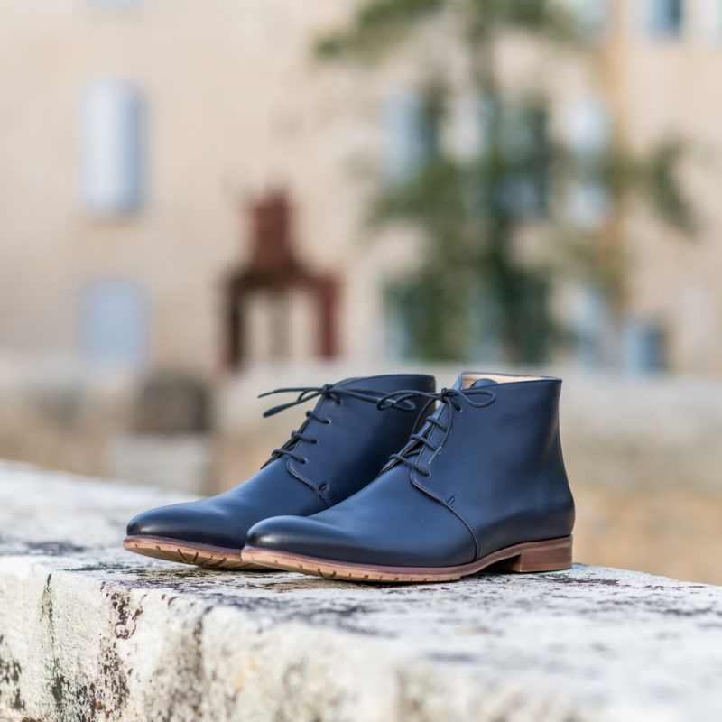 Boots Lacets OURAL Bleue – Minuit sur Terre – Image 2