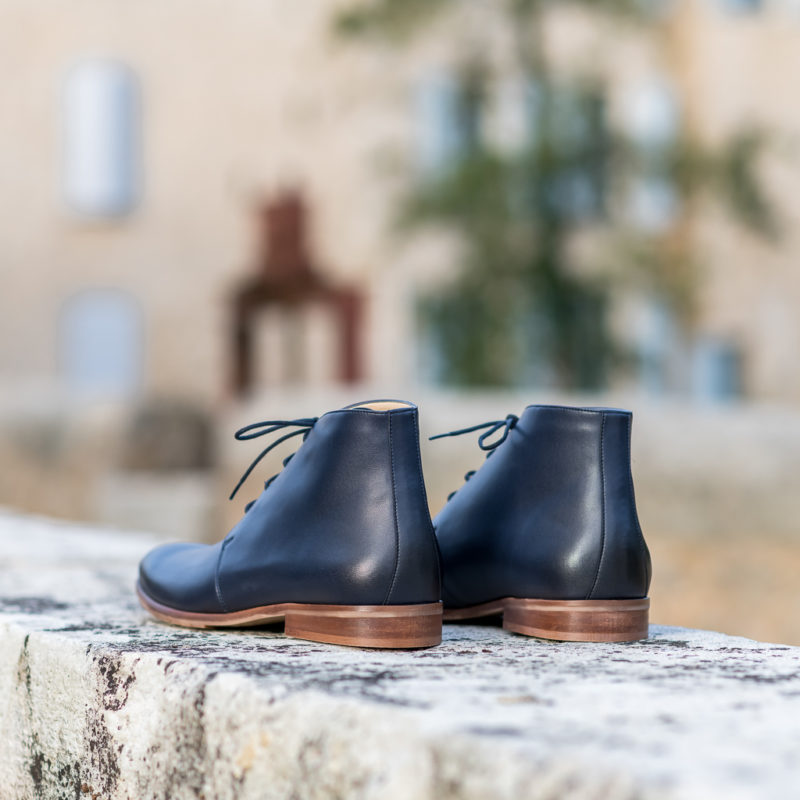 Boots Lacets OURAL Bleue – Minuit sur Terre – Image 3