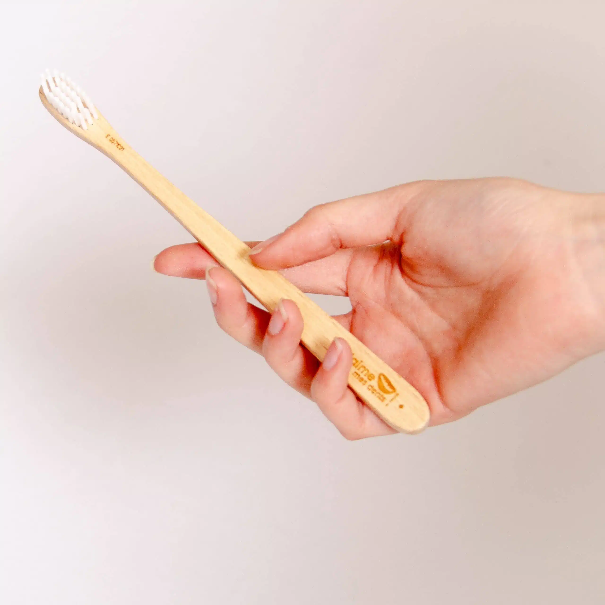 Brosse à dents en hêtre | Poils souples – J’aime mes dents – Image 5
