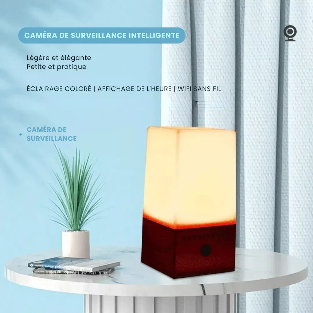 Caméra espion dissimulée dans lampe de bureau – Image 2