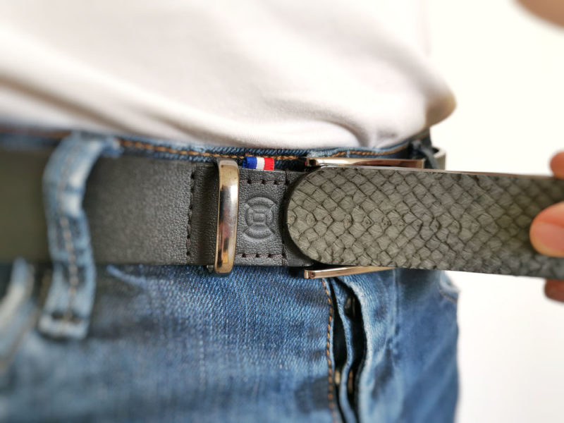 Ceinture HAZEL SQUAMA Noire – Nodie’s – Image 2