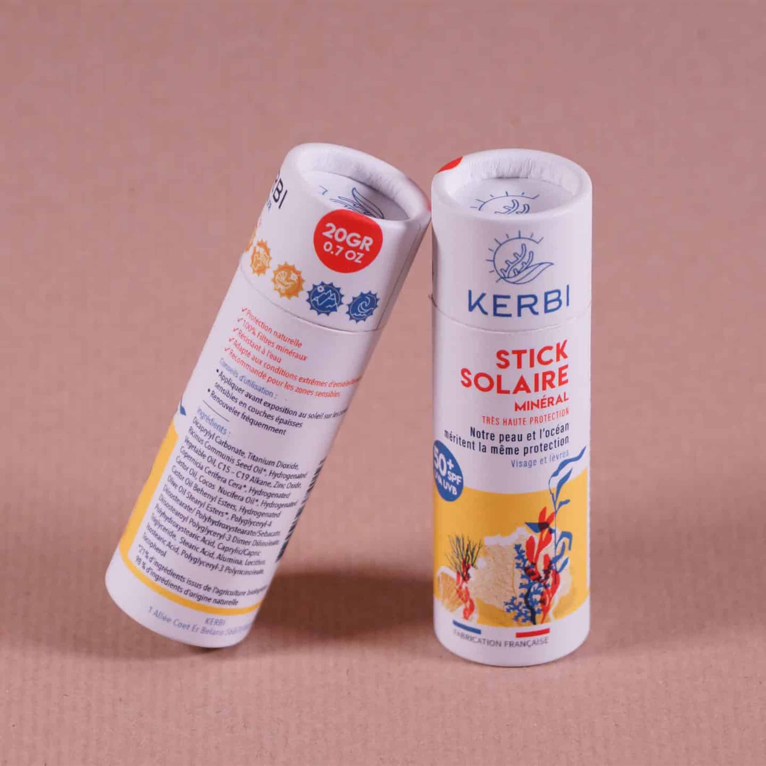 Crème solaire en stick éco-responsable écologique – SPF 50+ – Kerbi – Image 5