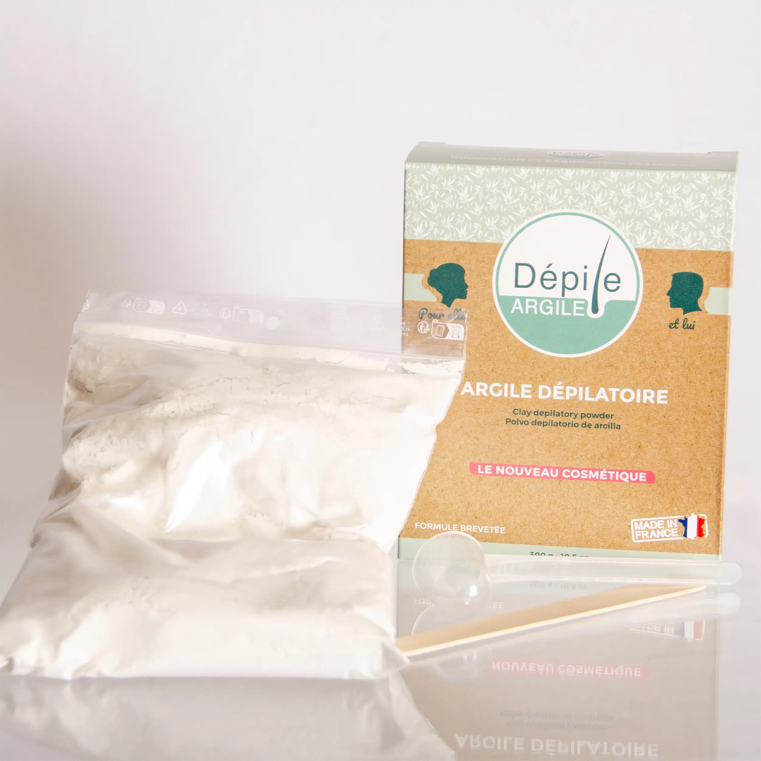 Crème dépilatoire écologique et éco-responsable – Fabriquée en France – Dépile-Argile – Image 3