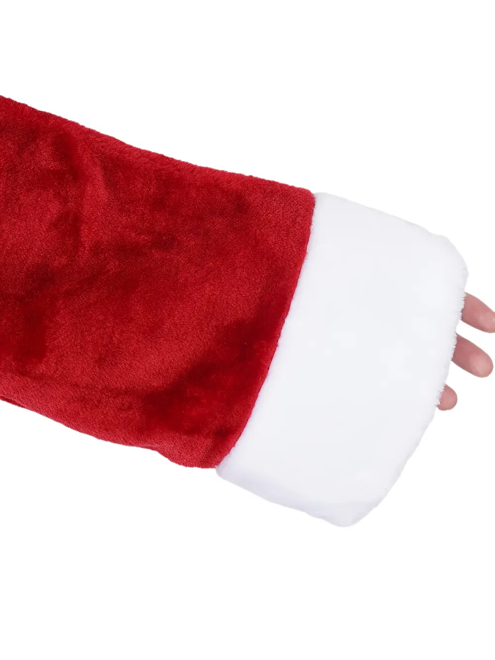 Déguisement Père Noël 4 pièces ultra-épais – Chapeau, haut, pantalon, ceinture – Image 7