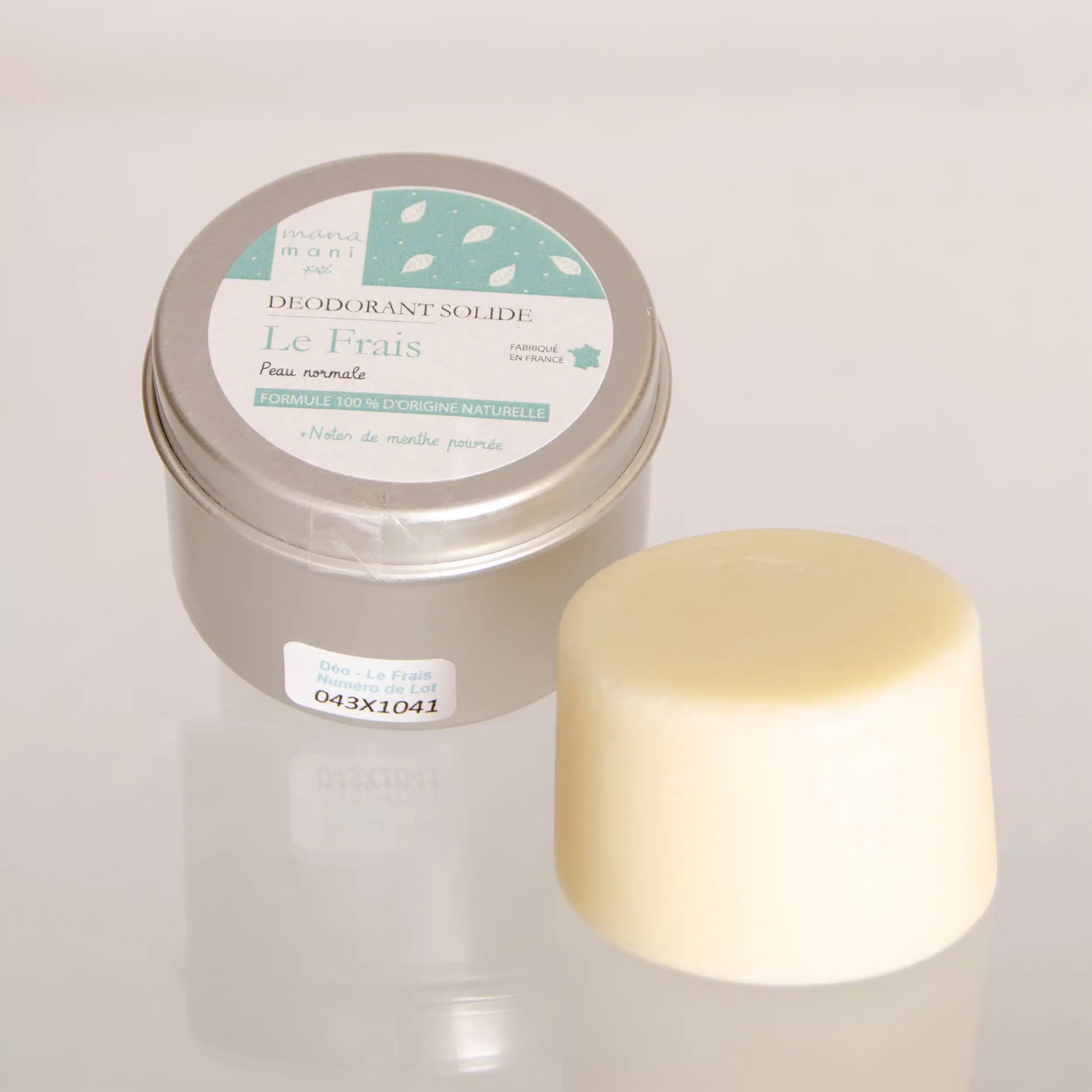 Deodorant solide bio et zéro déchet – 2 parfums – Mana mani – Image 2