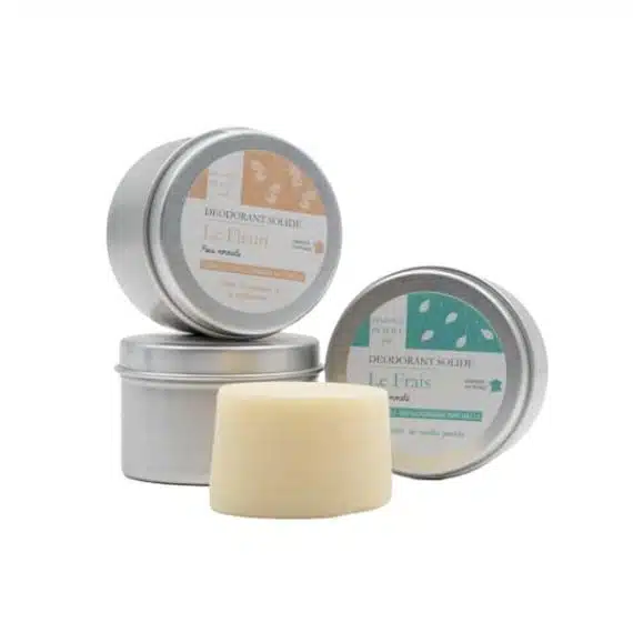 Deodorant solide bio et zéro déchet – 2 parfums – Mana mani