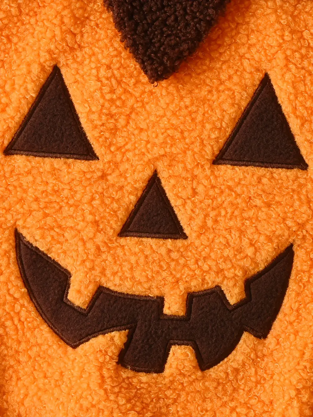 Déguisement bébé citrouille en peluche – ensemble 2 pièces avec chapeau amusant – Image 5