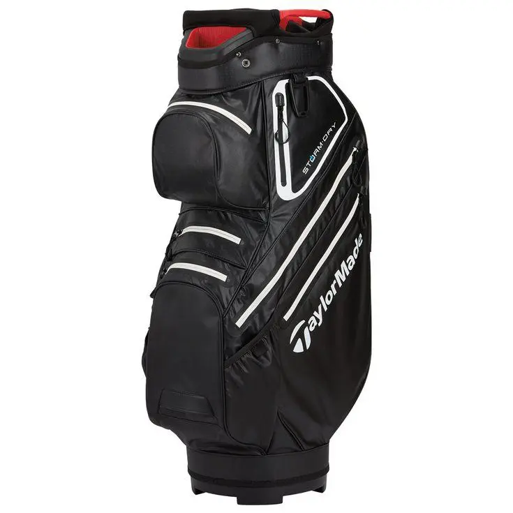 Sac Chariot Taylormade Stormdry Noir/Rouge
