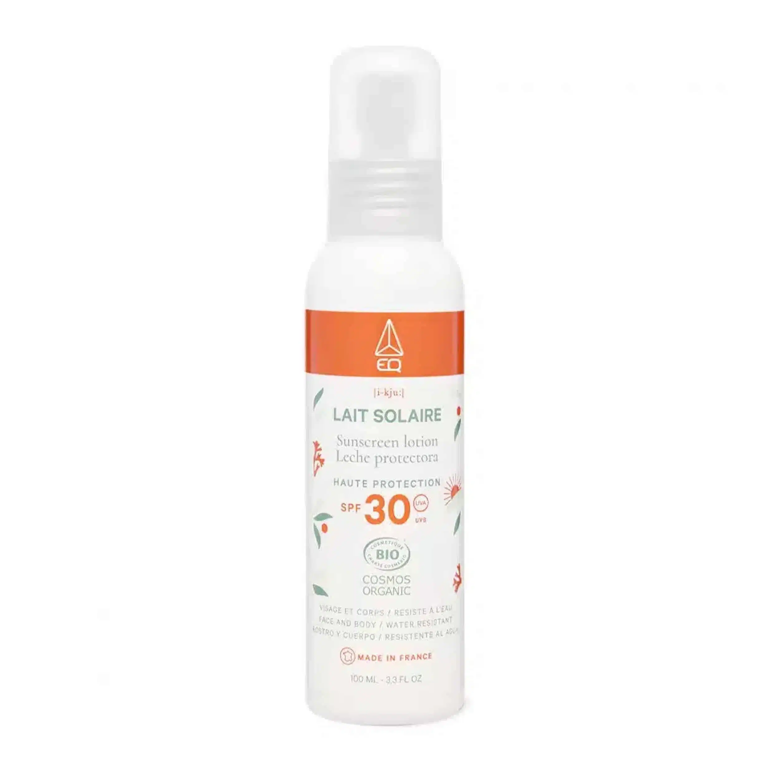 Lait Solaire Bio – SPF30 – 100ml – EQ Love