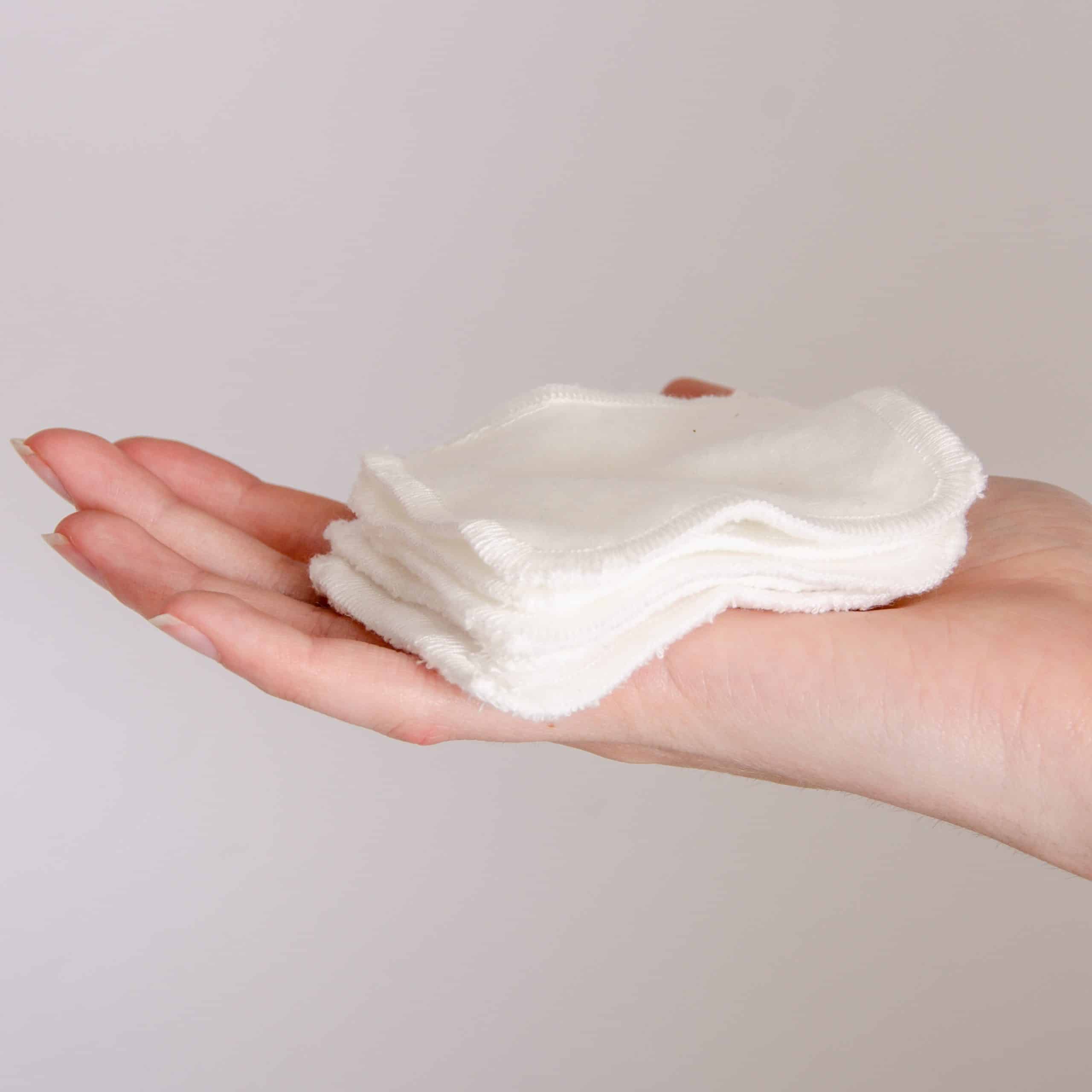 Lot de 5 cotons à démaquiller lavables et naturels – Mana mani – Image 4