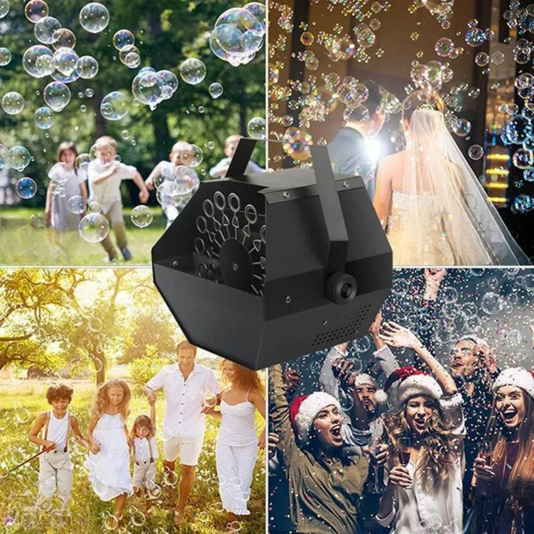 Machine bulles professionnelle portable usage extérieur – Animation festive pour mariages, anniversaires et événements en plein air – Image 2