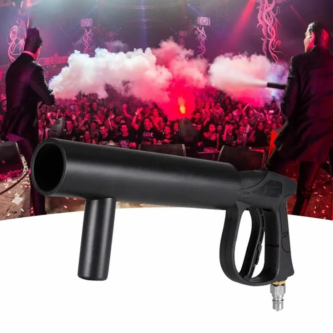 Mini canon à fumée pour animation jardin – Effet spectaculaire pour fête, mariage ou soirée en plein air