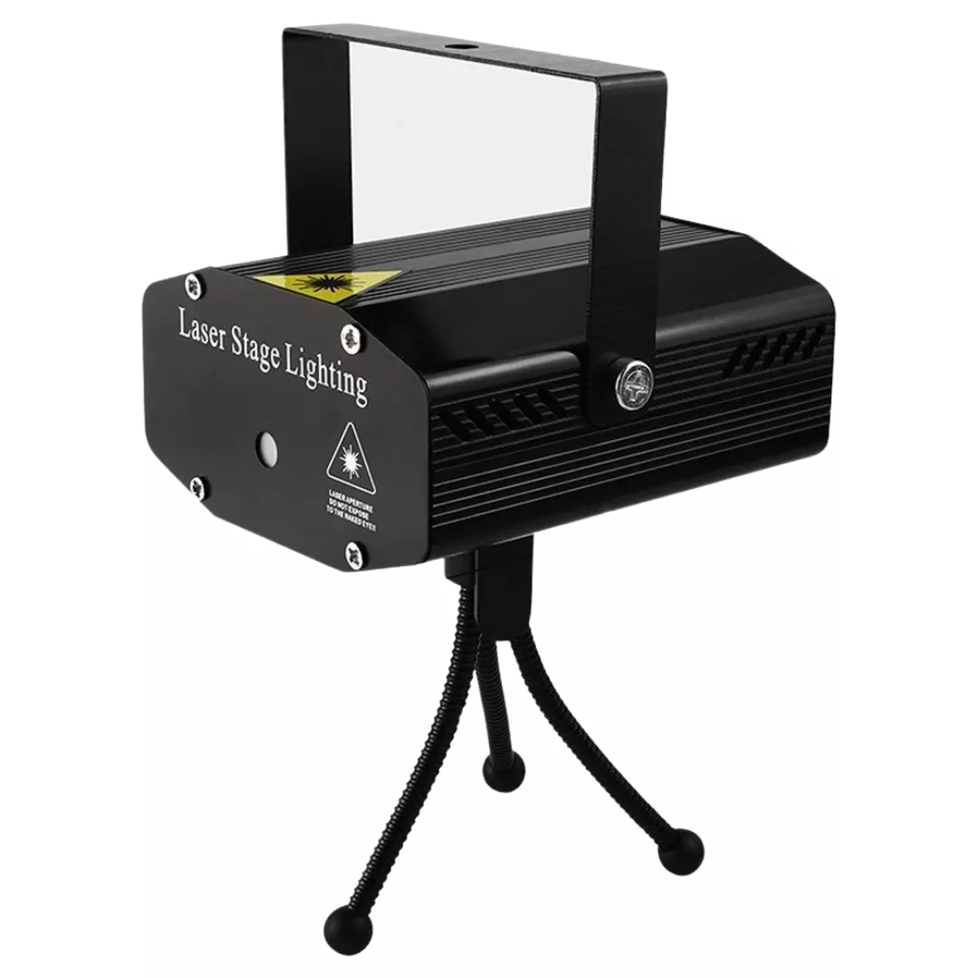 Mini projecteur laser extérieur télécommande intégrée – Illuminez vos soirées sans effort – Effet féerique garanti dehors