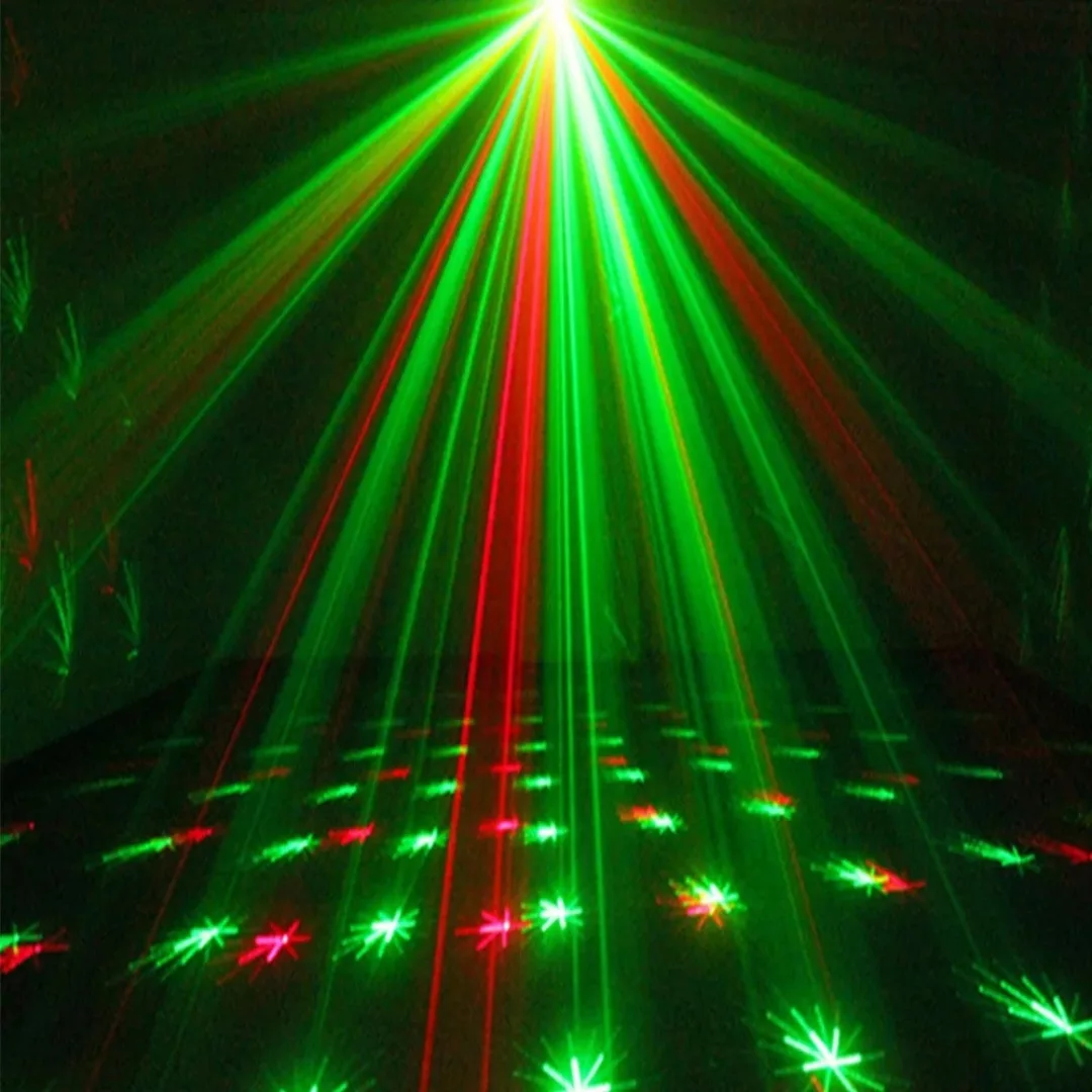 Mini projecteur laser extérieur télécommande intégrée – Illuminez vos soirées sans effort – Effet féerique garanti dehors – Image 4