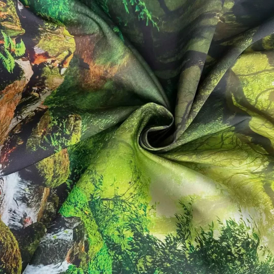 Parure de lit cascade forêt tropicale – Évasion exotique et sommeil apaisant – Décor naturel zen – Image 4