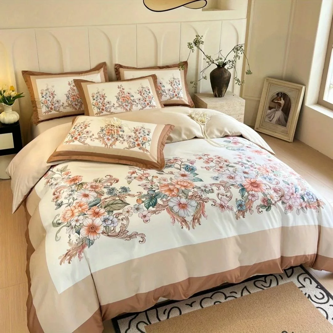 Parure de lit florale chic romantique – Ambiance douce et élégante pour des nuits paisibles et raffinées – Image 5