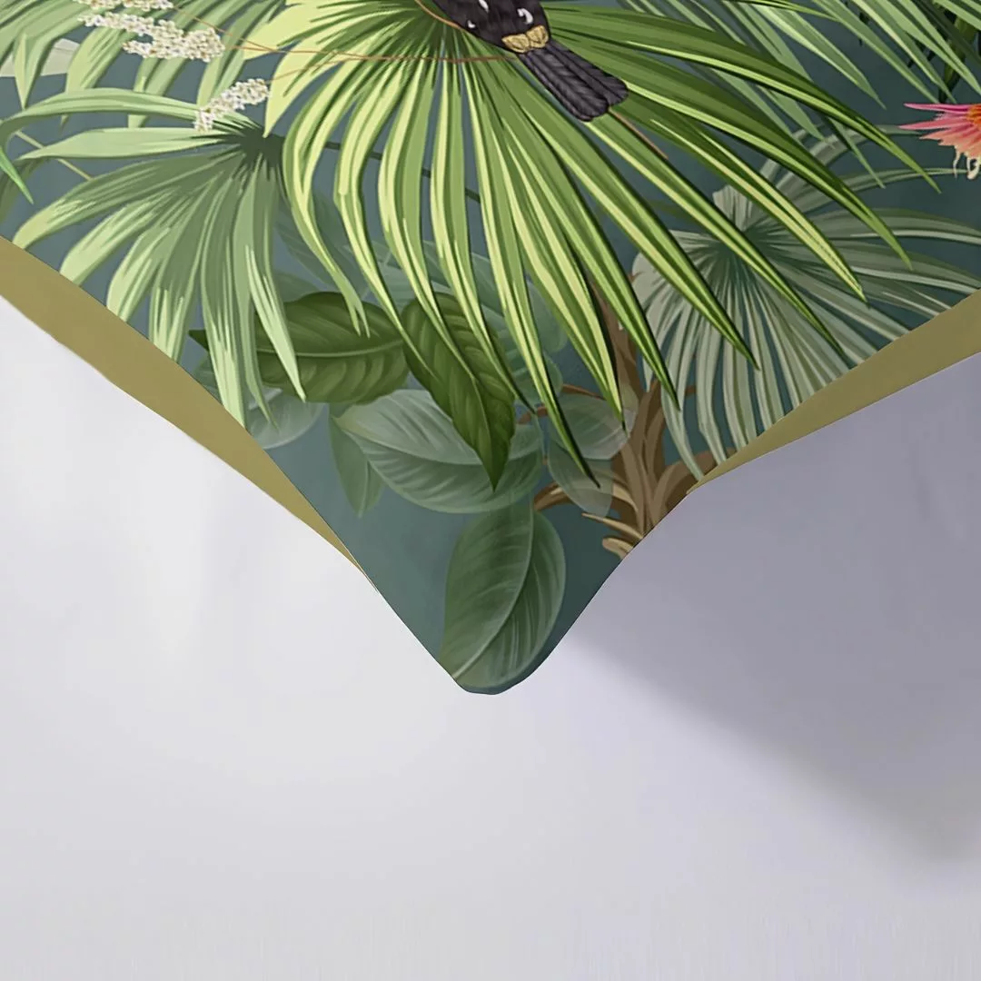 Parure de lit jungle exotique luxuriante – Ambiance tropicale chic pour nuits dépaysantes et déco tendance – Image 3